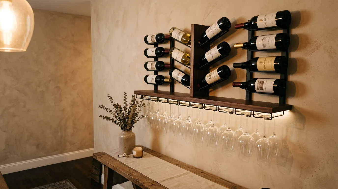 Use wine art as a refined focal point